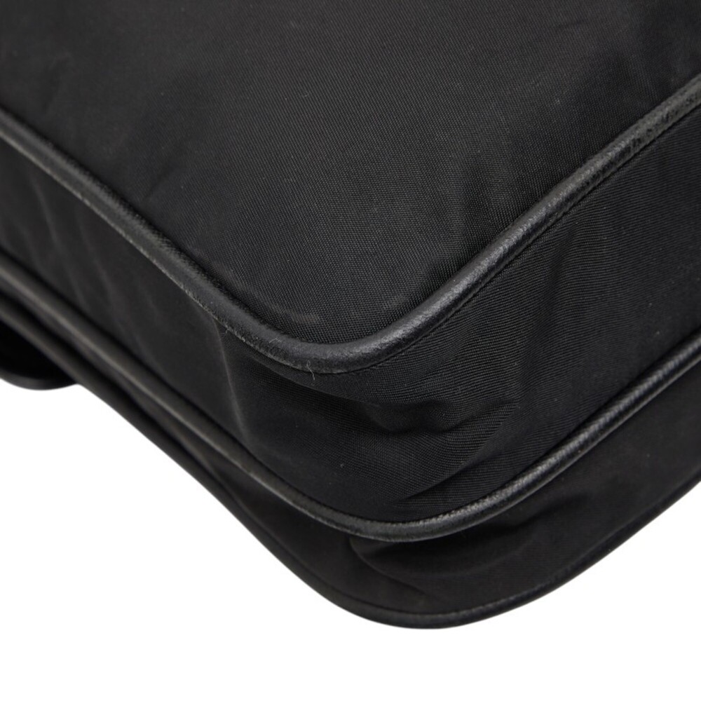 PRADA Black Leather Shoulder Bag - Picture 7 of 11